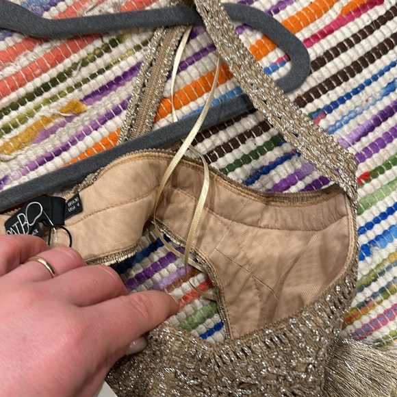 PatBO Metallic Fringe Mini Dress - Picture 5 of 7